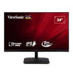 ViewSonic VA2432-H 24-inch (60.96 cm) Full HD1080p IPS Monitor |100 Hz |1ms | AMD Free Sync | Slim | Bezel Less | Low Blue Light |Flicker-Free| Tilt | sRGB 104% | HDMI, VGA, Audio Out.