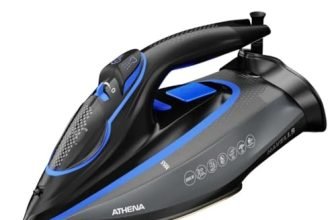 Havells Athena 3000 W Steam Iron with Smart i Sense Technology(No Fabric Burn), 2X Auto Shut Off, Vertical, Horizontal Ironing, Anti Drip, Self-Cleaning&Anti Scale Technology. (Black Blue), 3000 Watts