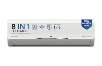 IFB 1.5 Ton 3 Star, New star rated,AI Powered Inverter Split AC,Inbuilt WiFi, Hybrid Mode, 8-in-1 Flexi Mode, Heavy Duty Compressor, Long Air Throw, Self Clean, 100% Copper,CI183SS22SGM3, White