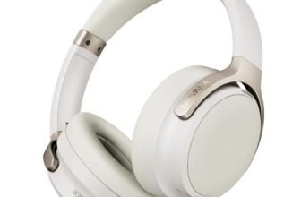 boAt Nirvana Eutopia 2 ANC, (~45dB) Adaptive Hybrid ANC, 80H Playtime, 3D Spatial Audio, Dual Drivers, Hi-Res Ldac, ASAP™ Charge, AI-ENx™ and Adaptive Fit Wireless Bluetooth Headphones (Utopian White)