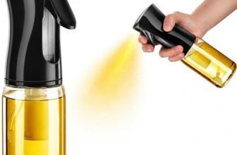 Glass Oil Sprayer Bottle for Cooking 200 ml Mist Dispenser for Air Fryer