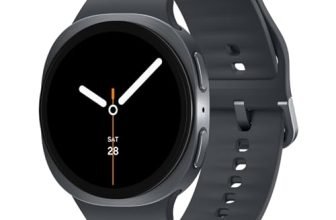 Samsung Galaxy Watch8 (44mm, Bluetooth, Graphite) with 3nm Processor | Dual GPS | Sapphire Glass & Armor Aluminum | 5ATM & IP68 | BP, ECG, IHRN & Vascular Load Monitoring | Anti-oxidant Index