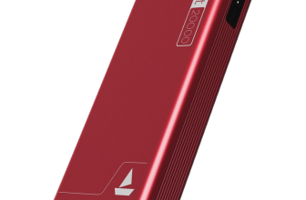 boAt 20000 mAh 22.5 W Slim Pocket Size Power Bank(Martian Red, Lithium Polymer, Fast Charging, Quick Charge 3.0, Power Delivery 3.0 for Laptop, Mobile, Speaker, Tablet)