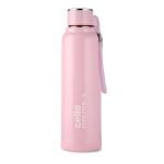 Cello. Puro Steel-X Benz Insulated Bottle with Stainless Steel Inner, 900 ml (Pink)