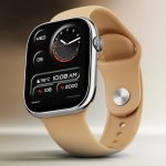 Fire-Boltt Rise X 2.01 HD Display, Wireless Charging, Rotating Crown, Bluetooth Call Smartwatch(Mocha Mouse Strap, Free Size)