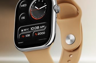 Fire-Boltt Rise X 2.01 HD Display, Wireless Charging, Rotating Crown, Bluetooth Call Smartwatch(Mocha Mouse Strap, Free Size)