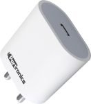 Portronics 20 W PD 3 A Wall Charger for Mobile(White)