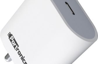 Portronics 20 W PD 3 A Wall Charger for Mobile(White)
