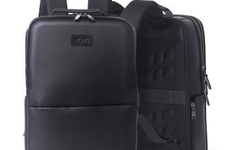 Acer Professional Laptop Backpack 15.6″ for Men, Women, Boys, Girls | Premium bags for Gift- Sleek PU Design, USB Charging, Secure Compartments – Black
