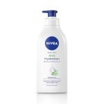 NIVEA Aloe Hydration Body Lotion 600 ml | 72 H Moisturization | Refreshing | Non Sticky Feel | With Goodness of Aloe Vera For Instant Hydrating In Summer | For Men & Women
