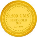 Muthoot Pappachan 24 (999) K 0.5 g Gold Coin