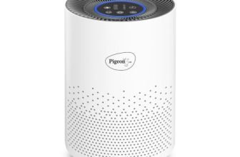 Pigeon Air Purifier for Home, HEPA H13, 99.99% PM2.5, White, 235 Sq Ft
