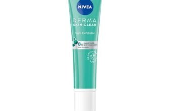 NIVEA Derma Skin Clear Chemical Face Exfoliator with Salicylic Acid, Glycolic Acid & Niacinamide for Acne, Pimples, Blackheads, Acne Marks, Blemish Control, Pore Refining, Clear Skin, Oily Skin, 40 ml