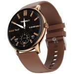 Fire-Boltt Phoenix Pro Round Smart Watch 1.39″ HD Display with Bluetooth Calling, AI Voice Assistant, SpO2 & Heart Rate Monitor, 120+ Sports Modes, Smartwatch for Men & Women – Mocha Mousee