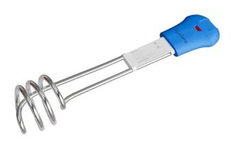 Lifelong 1500W Shockproof Immersion Rod Water Heater | Anti-Rust Nickel Plating, ISI-Marked 3-Pin Plug & Secure Bucket Hook