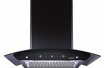 Elica 60 cm 1350 m3/hr Filterless Autoclean Kitchen Chimney with 15 Years Motor & 5 Years Comprehensive Warranty (WDFL 606 HAC LTW MS NERO, Touch + Motion Sensor Control, Black)