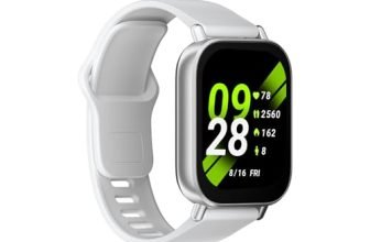 Redmi Watch 5 Active, 2″ Display, Metal Body, 18 Day Battery, Bluetooth Calling, Advanced AI Noise Cancellation, Alexa, Matte Silver