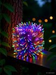 Glowhere 600 LEDs 100 m Multicolor Color Changing Bulb Rice Lights(Pack of 1)