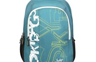 Skybags Brat Pro Max 35L Laptop Backpack (15.6″), 3 Compartments,Sea Green