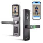 Godrej Smart Lock | Neo Pro View Digital Lock for Wooden Doors with Camera, View Screen, Wi-fi | Mobile App | Built-in Doorbell I 7 in 1 Access I 3 Yr Warranty