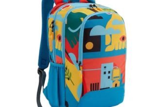 American Tourister Quad 3.0 Style 01, Large 3 Compartment Backpack, 33.5L with Spacious Interiors Bags For School, Office, College For Men & Women – Vivid Blue