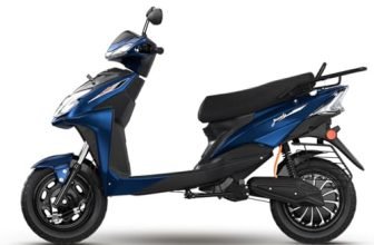 AMO Jaunty I Pro High Speed Electric Scooter RTO 120Km Range, Blue with Lithium Battery And Charger (Ex-Showroom)