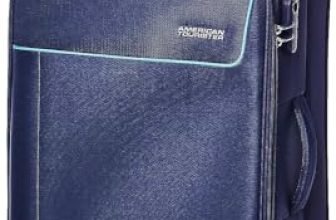 American Tourister Polyester 69 cm Navy Softsided Suitcase (AMT JAMAICA SP 69CM Navy Softsided)