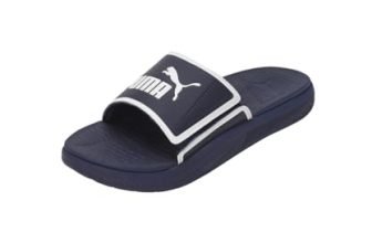 PUMA Men, Softride Slide, Navy-White, Slide, 7UK, (39984603)