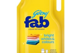 Godrej Fab Liquid Detergent Refill Pouch for Machine & Bucket Wash (800g) (Pack of 1)