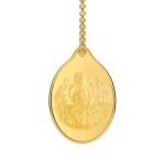 Malabar Gold & Diamonds 24K (999) Gold Coin Pendant 2 grams |Gold Coin cum Pendant for Birthday, Wedding, Akshaya Tritiya & Festive Gift, Goddess Laxmi Impression
