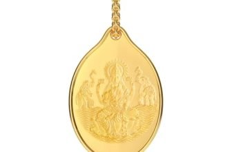 Malabar Gold & Diamonds 24K (999) Gold Coin Pendant 2 grams |Gold Coin cum Pendant for Birthday, Wedding, Akshaya Tritiya & Festive Gift, Goddess Laxmi Impression