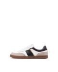 Rarez Men Kairos Pro White Premium Suede Leather Low-Top Lace-Up Sneaker Shoes
