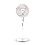 Bajaj Frore Neo 400 MM Oscillating Pedestal Fan For Home | Aerodynamically Balanced Blades | 100% Copper Motor | High Air Delivery | 3-Speed Control | Rust Free | 2 Yrs Warranty 【White】