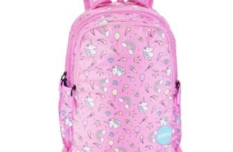 American Tourister Starlet | 25.5L Backpack | School Bag | 3 Compartments | School Bag for Girls | Pink | 1 Year Global Warranty