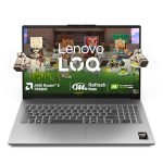 Lenovo LOQ Essential AMD Ryzen 5 7535HS | NVIDIA RTX 3050 6GB (16GB RAM/512GB SSD/144Hz Refresh Rate/15.6″ (39.6cm)/Windows 11/Office Home 2024/3 Mon. Game Pass/Grey/1.8Kg), 83S000G8IN Gaming Laptop