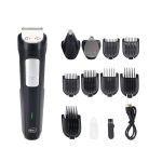 Pigeon 3 In 1 Multi-purpose Grooming Kit for Men | Trimmer, Shaver, Nose & Ear Trimmer | Stainless Steel Blade | USB Type C Charging | 120 Min Runtime | 2 HR Charge Time | 2 Years Warranty
