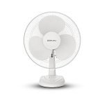 Bajaj Frore Neo Table Fan 400 MM | Table fans for Home & Office |Aerodynamically Balanced Blades| 100% CopperMotor| HighAir Delivery|3-Speed Control| 2-Yr Warranty 【White】