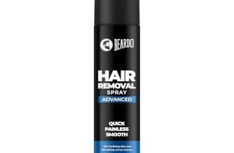 BEARDO Hair Removal Spray for Men | Painless & Irritation Free Spray | For Chest, Back, Legs & Under Arms | Aloe Vera & Lemon | Gentle on Skin | No Burning or Itching | Brightening De-Tan Formula – 200ml