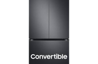 Samsung 550 L Inverter Frost-Free French Door Refrigerator (RF57A5032B1/TL, Black DOI, Convertible), Real Stainless, Convertible
