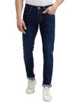 Peter England Men’s Classic Tapered Stretchable Twill Mid Rise Jeans, 36 Black