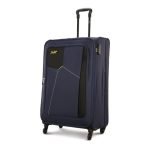Skybags Rubik Soft Case Medium Size (Check-in) Trolley Bag, Blue