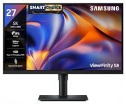 Samsung 27″ 5K ViewFinity S8 Monitor (Smartchoice) |5K (5120 x 2880)|IPS Panel|Type-C 90W Charging|Inbuilt KVM Switch|Ports-HDMI/DP/LAN/USB-C/USB-A,B|Ergonomic Stand|PIP|PBP|HDR10|LS27H804EFAXXL|Black