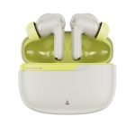 boAt 2026 Launch Airdopes Prime 300 with Spatial Audio, 60 Hrs Battery, Quad Mics AI-ENx™ Technology, Multi Connectivity, 11mm Drivers, ASAP™ Charge, in-Ear Detection, Bluetooth v6.1 (Lime White)