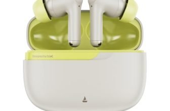 boAt 2026 Launch Airdopes Prime 300 with Spatial Audio, 60 Hrs Battery, Quad Mics AI-ENx™ Technology, Multi Connectivity, 11mm Drivers, ASAP™ Charge, in-Ear Detection, Bluetooth v6.1 (Lime White)