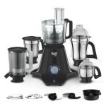 Preethi Zodiac Black 750W Mixer Grinder with 5 Jars for Food Processing, Juicing, and Grinding