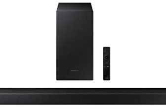 Samsung 150 W Dolby Digital Bluetooth Soundbar (HW-T42E/XL, Black, 2.1 Channel)