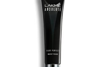 Lakme Absolute Blur Perfect Matte Face Primer, Makeup Primer for Poreless, Smooth & Long Lasting Makeup – Waterproof Brightening Makeup Base, 30 ml
