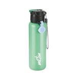 MILTON Sipstar 750 Stainless Steel Sipper Water Bottle 690 ml, Single Walled, ISI Certified I Leak Proof Lid, Rust Proof I For School, Office, Gym I Green