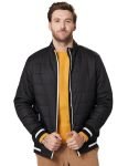 Amazon Brand – Symbol Men’s Bomber Regular Quilted Jacket (AW20-QB-SY-05_Black 2_M)
