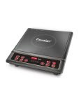 Prestige 1200 W Induction Cooktop Push Button(Black, 41055 Bliss |Indian Menu Options|Anti-Magnetic Wall|Timer With User Pre-Set)